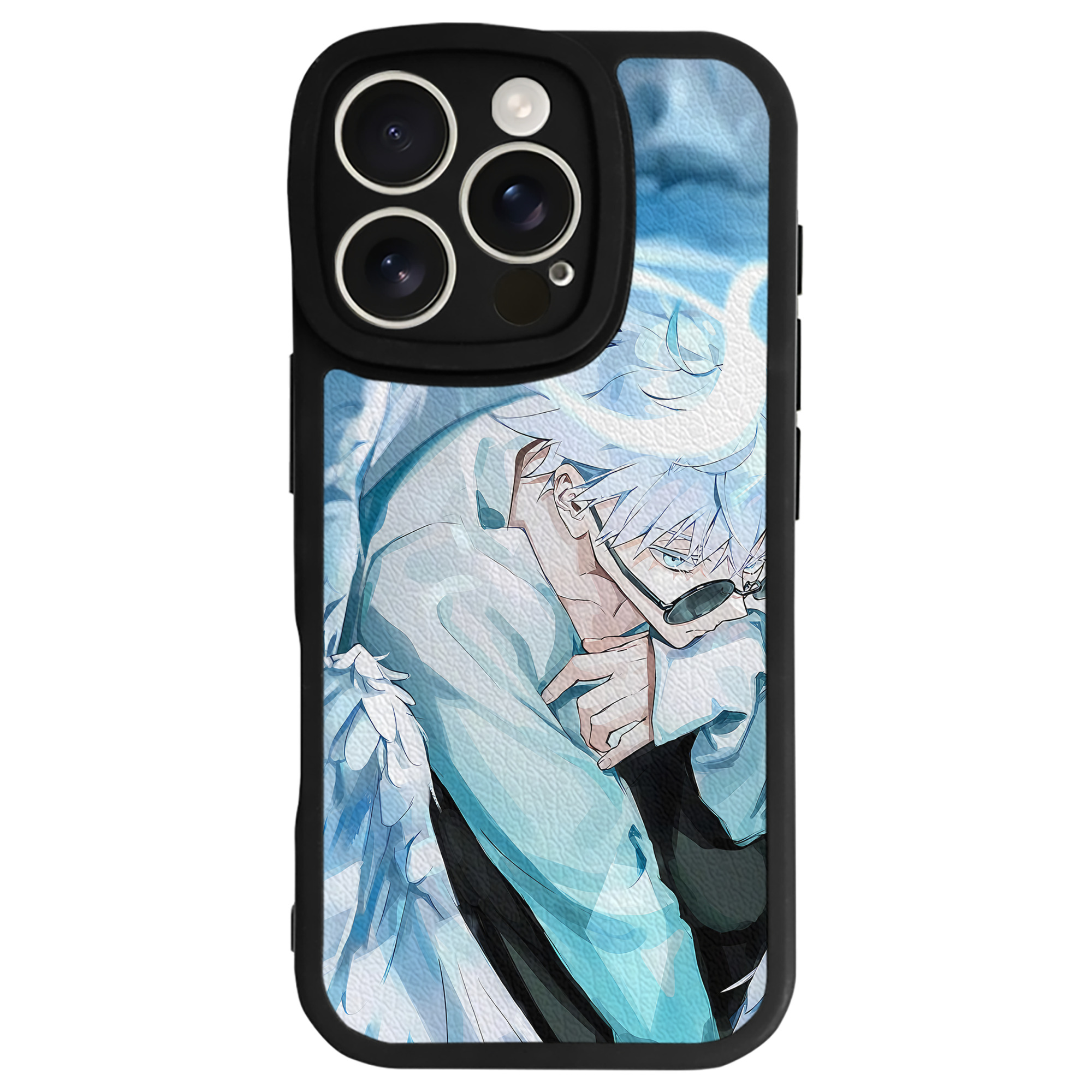 （画像用） 呪術廻戦 Jujutsu Kaisen 【iPhone 16シリーズ対応】シリコンスマホケース（レザー調） 材質：シリコン